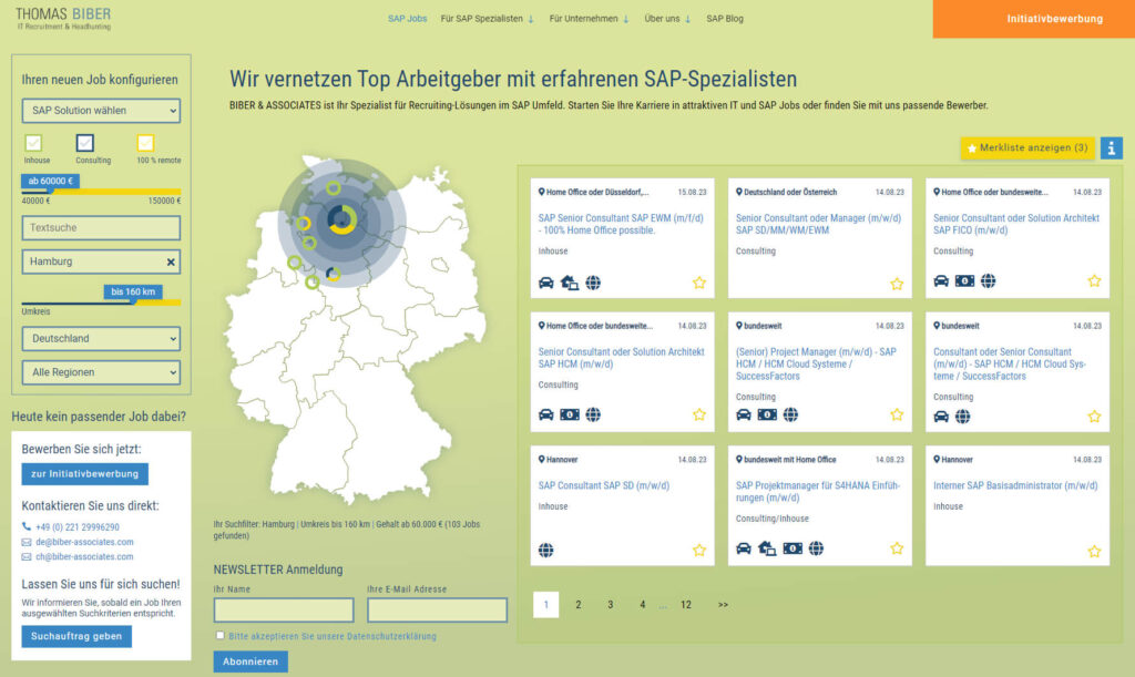 Wo finde ich SAP Jobs? Hier auf unserem Jobportal!